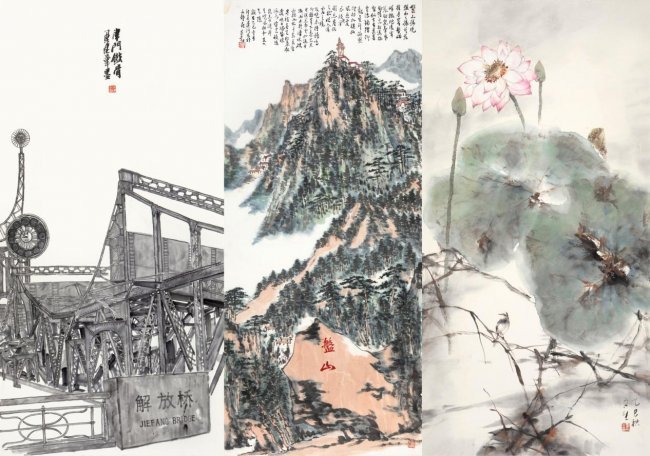 “欢乐京津冀・一起过大年”美术作品展持续热展 津派艺术魅力引市民游客打卡