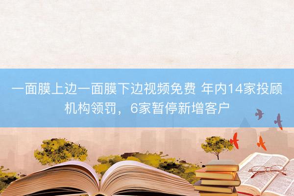 一面膜上边一面膜下边视频免费 年内14家投顾机构领罚，6家暂停新增客户