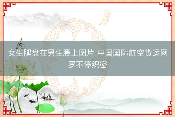 女生腿盘在男生腰上图片 中国国际航空货运网罗不停织密