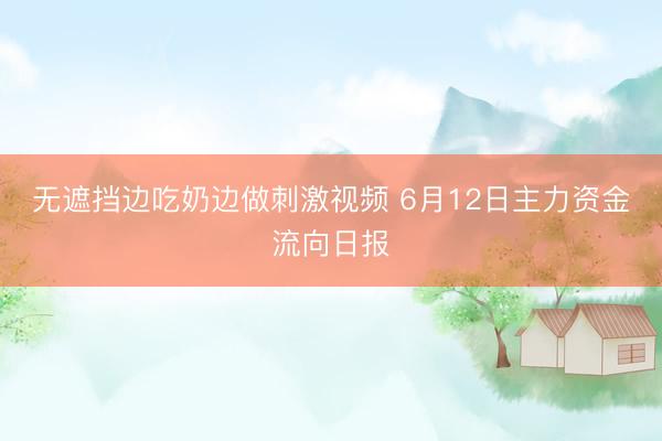 无遮挡边吃奶边做刺激视频 6月12日主力资金流向日报